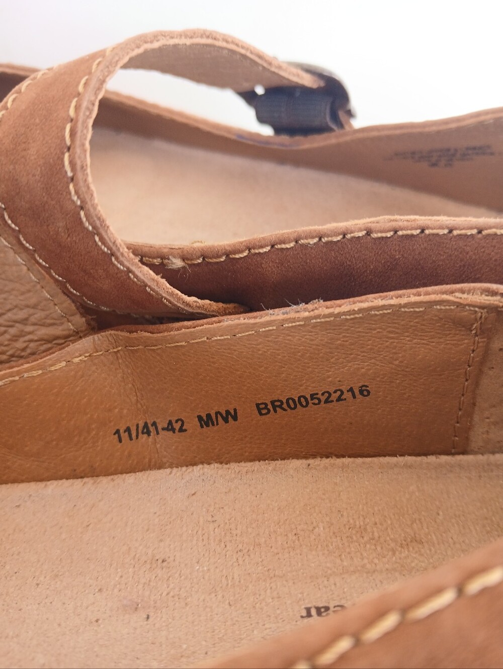 Born Naomi Nubuck Leather Mary Jane Flat Size 11 - Picture 7 of 9